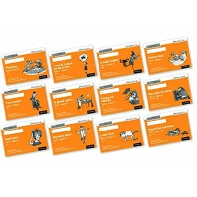 Abbildung von READ WRITE INC Phonics Set 4 Orange Story Books Black and White Pack of 12 (NC PHONICS)