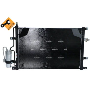 Abbildung von NRF EASY FIT 35413 Klimakondensator mit Trockner, Dichtring 14,5 Aluminium 640 VOLVO: S80 I, S60 V70 2