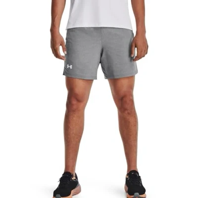 Abbildung von Under Armour Men&#039;s Standard Launch Run 7 inch Shorts, (011) Mod Gray/Mod Gray/Reflective, X Large