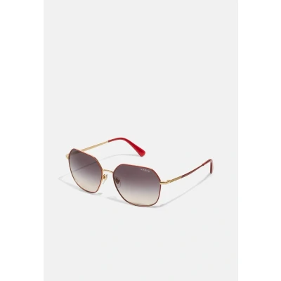 Abbildung von Vogue Eyewear Sonnenbrille, Damen, Größe: 58, Top red/gold