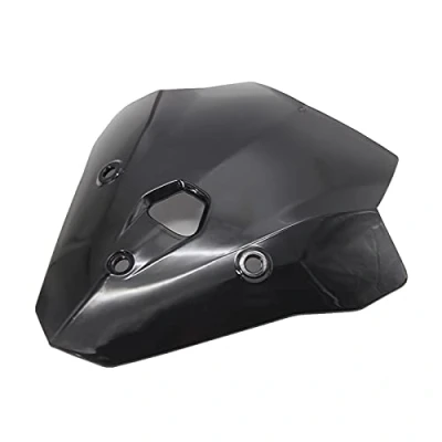 Abbildung von Windschutzscheibe Für BMW F900R F 900R F900 R Windschild Deflektor Motorrad Baffle Windabweiser Frontscheibe (Farbe : High Black)