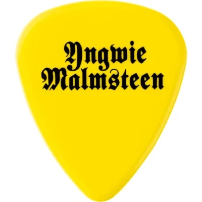 Abbildung von JIM DUNLOP Plektrum Signature Yngwie Malmsteen Delrin 1,14mm 24 Stück, Gelb