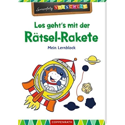 Abbildung von Los geht&#039;s mit der Rätsel Rakete!: Mein Lernblock (Lernerfolg Vorschule)