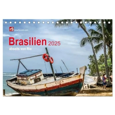 Abbildung von Brasilien 2025 abseits von Rio (Tischkalender DIN A5 quer), CALVENDO Monatskalender