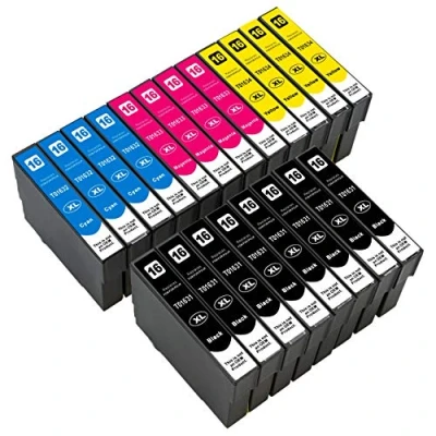 Abbildung von ESMONLINE 20 er Set Multipack kompatible Druckerpatronen als Ersatz für Epson 16 XL Workforce WF 2760DWF 2750DWF 2660DWF 2650DWF 2630WF 2540WF 2530WF 2520NF 2510WF 2010W