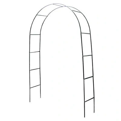 Abbildung von INDA Exclusiv Rosenbogen Rankgitter Metall Pergola Rankhilfe Torbogen 240x140x36cm