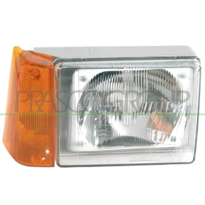 Abbildung von PRASCO FT1214604 Scheinwerfer links H4 orange mit Blinklicht FIAT: Panda I Schrägheck