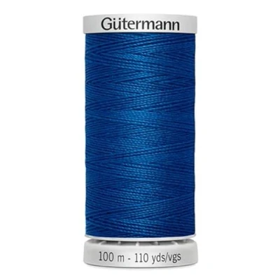 Abbildung von Gütermann Garn M782 Extra stark Nähgarn Polyester 100m Nähmaschinengarn für alle beanspruchten Nähte (royalblau)