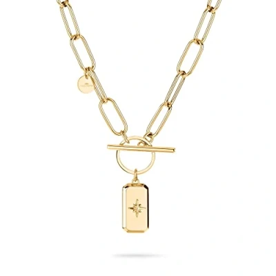 Abbildung von Fynch Hatton Halskette FHJ 0070 N 50 IP gold
