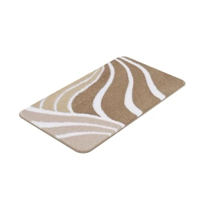 Abbildung von Kleine Wolke Badteppich Flame, 80x140 cm, Taupe