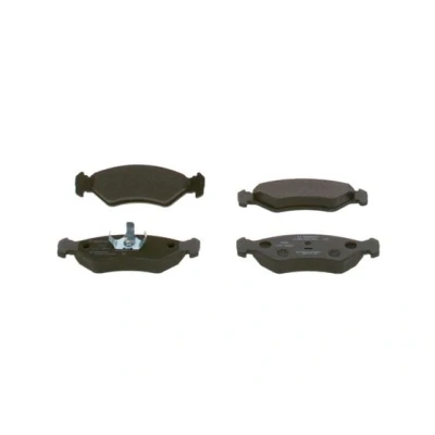 Abbildung von BOSCH 0 986 492 020 Bremsbelagsatz Low Metallic mit Kolbenclip, Anti Quietsch Blech FORD: Fiesta 4, 3, Mk4 Kastenwagen
