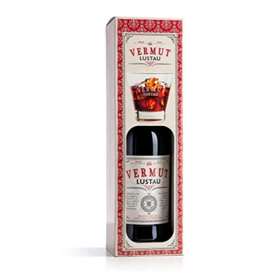 Abbildung von Lustau Vermut Red 15% vol. Geschenkpackung mit Glas roter Wermut (1 x 0.75 l)