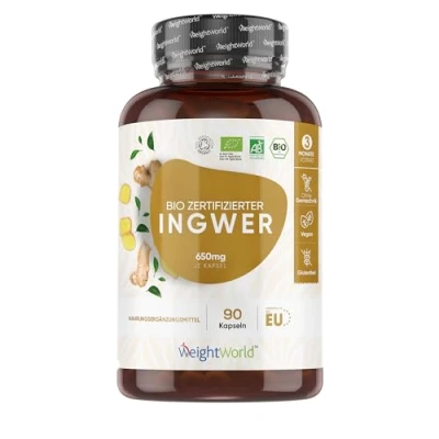 Abbildung von WeightWorld Bio Ingwer Kapseln