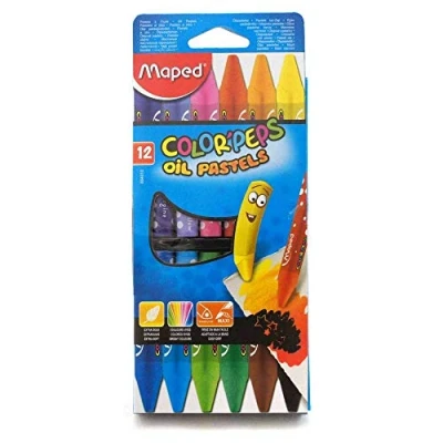 Abbildung von Maped M864010 Malstifte Color Peps Oil Pastels, 12er Packung