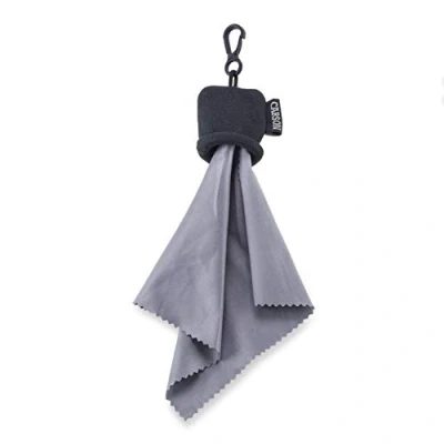 Abbildung von Carson Stuff It Mikrofaser Reinigungstuch, 15,9 x cm Schwarz (SN 40BKAM)