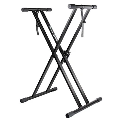 Abbildung von RockJam Xfinity Doublebraced Pre Assembled Keyboard Stand with Locking Straps
