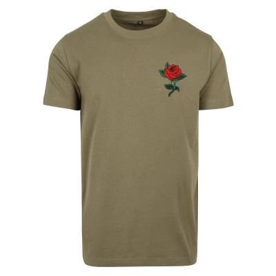 Abbildung von Mister Tee ROSE Tshirt print, Herren, Größe: Medium, Olive