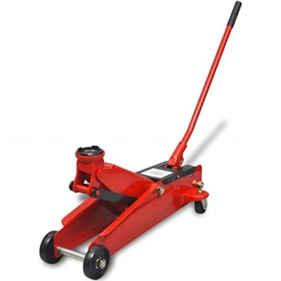 Abbildung von vidaXL Wagenheber Hydraulisch 3 T Rot Rangierwagenheber Werkstatt PKW Auto KFZ