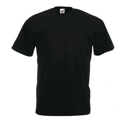 Abbildung von Fruit of the Loom Valueweight T, schwarz, L