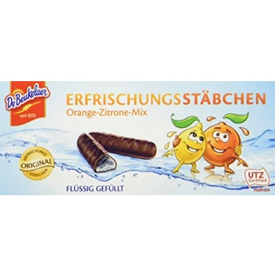 Abbildung von DeBeukelaer Erfrischungsstäbchen Orange Zitrone Mix, 75 g
