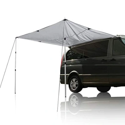 Abbildung von your GEAR Motorhome Tarp 260 x 240 Sonnensegel inkl. Aufstellstangen für Camping Bus Van Auto UV 50+ Schutz wasserdicht 5000mm