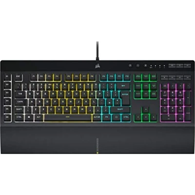 Abbildung von Corsair K55 RGB Pro Dynamische Hintergrundbeleuchtung IP42 Staub und spritzwassergeschützt ( QWERTY )