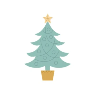Abbildung von Craftelier Mini Stanzform für Scrapbooking, Basteln und Kartenherstellung, Dekorationen Projekte Form eines Weihnachtsbaums Ungefähre Größe des Würfels: 3,56 x 4,14 cm