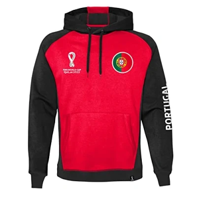 Abbildung von FIFA Herren Official World Cup 2022 Overhead Hoodie, Mens, Belgium, X Large Kapuzenpullover, Red, XXLarge