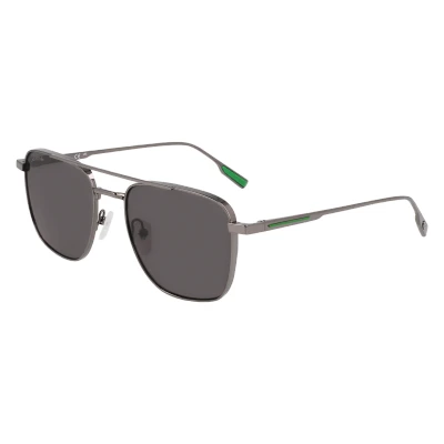 Abbildung von Lacoste Sonnenbrille, Herren, Größe: One Size, Shiny gunmetal