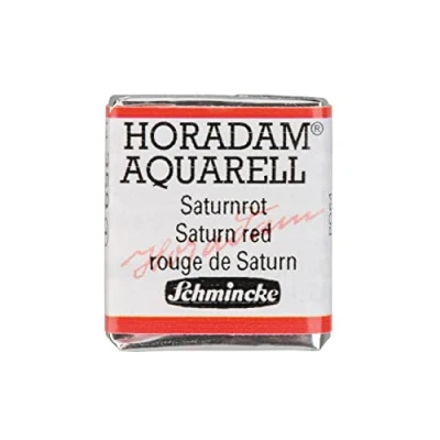 Abbildung von Schmincke HORADAM® AQUARELL feinste Künstler Aquarellfarben, 359 Saturnrot, 14 044, 1/2 Näpfchen
