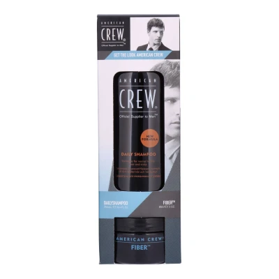 Abbildung von American Crew Daily Shampoo 250ml &amp; Fiber 85gr. Set