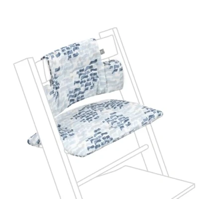 Abbildung von Tripp Trapp Classic Kissen, Waves Blue Als Ergänzung zum Stuhl &amp; Hochstuhl, gibt Halt und Komfort Maschinenwaschbar Passend für alle Stühle