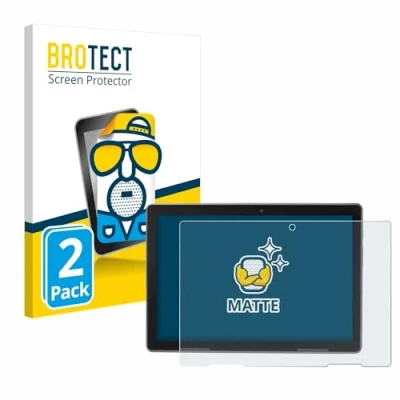 Abbildung von BROTECT Entspiegelungs Schutzfolie für MEDION Lifetab P10912 (2 Stück) Matte Displayschutz Folie, Anti Reflex, Fingerprint