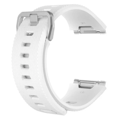 Abbildung von Fitbit Ionic Silikonband mit Schnalle Größe: Large weiß