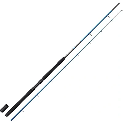 Abbildung von Savage Gear Köderangelrute, SGS2 Dipsy Trolling Angelrute für Raubfische, Hecht, Barsch, Zander, 2.74m Parabolic Action, Robust, Schwarz, Unisex