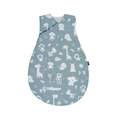 Abbildung von Alvi Wickel Mäxchen Schlafsack mit Strampelfreiheit, Babyschlafsack, Universal Ganzjahresschlafsack (Zootiere, 100)