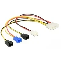 Abbildung von 4 Pin Stromstecker &gt; x 2 Lüfter, Kabel