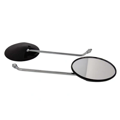 Abbildung von SET 2 Stk. Rückblickspiegel links &amp; rechts verwendbar ø125mm Gewinde M8 Muschelform