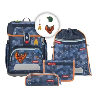 Abbildung von Step by Cloud Schleich Anfängerranzen Set 5tlg. Eldrador Creatures Lava Dragon
