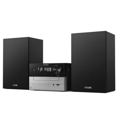 Abbildung von Philips TAM3505M2 Mikromusik Anlage, Bluetooth fähig, CD Player, USB, Auracast FM und DAB Radio, 85% PCR Material
