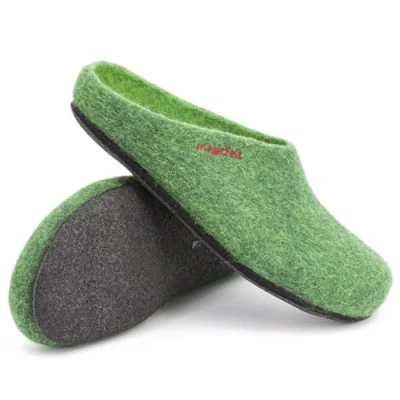 Abbildung von Magicfelt Pantolette flach, Damen, Größe: 38, Dark green Schuhe