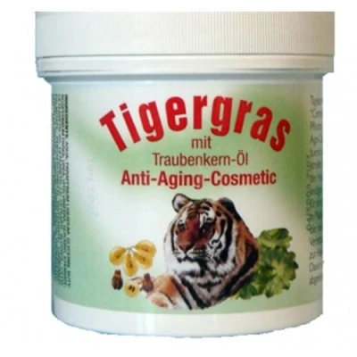 Abbildung von Alwag Tigergras Anti Aging Cosmetic 250 ml Hautpflege Creme mit traubenkernöl dermatologisch getestet