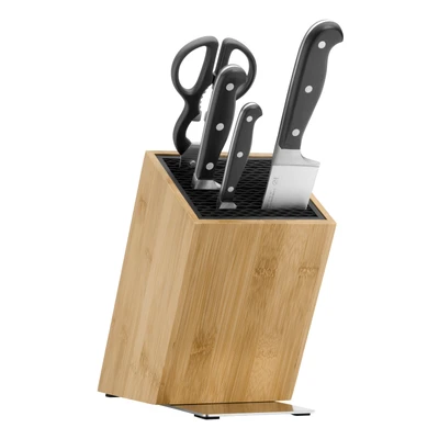 Abbildung von WMF Messerblock &quot;Spitzenklasse Plus&quot;, 5 tlg., teilig, FlexTec Messerblock, robuste, langlebige Klingen