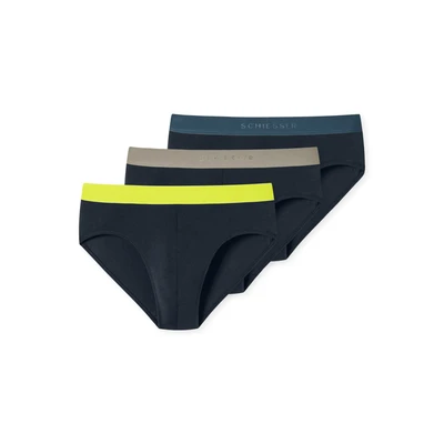 Abbildung von Schiesser Rioslip &quot;&quot;95/5&quot;&quot;, (3er Pack), mit sportlichem Logo Webgummibund