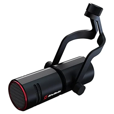 Abbildung von AverMedia Live Streamer MIC 330 Dynamisches XLR Mikrofon für Content Creator Geeignet Streaming und Podcasts (AM330) black 56 x 167 mm
