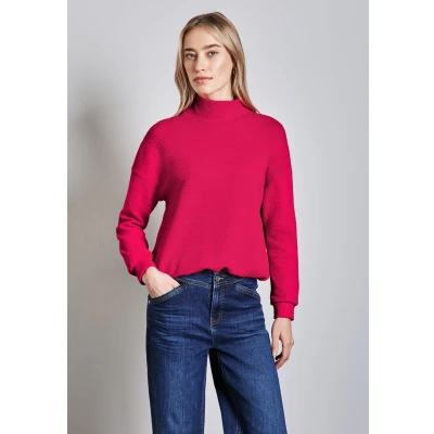 Abbildung von Street One MIT Feiner Struktur Strickpullover, Damen, Größe: 34, Pink