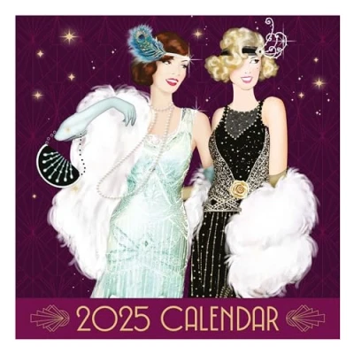 Abbildung von Claire Coxon Art Deco Wandkalender 2025, quadratisch