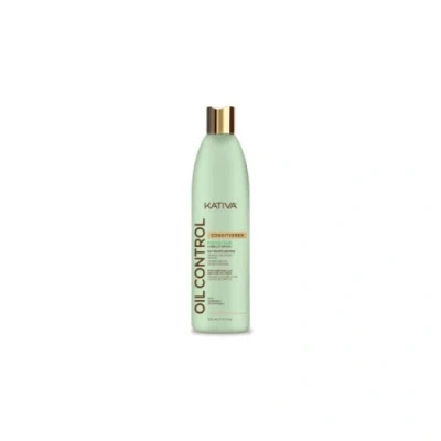 Abbildung von Kativa Oil Control Conditioner für fettiges Haar, 335 ml, Kontrolle der Fettwurzeln, 48 Stunden Tiefenreinigung, Haarspülung, reinigender Ton und eine Mischung aus Zitrusfrüchten
