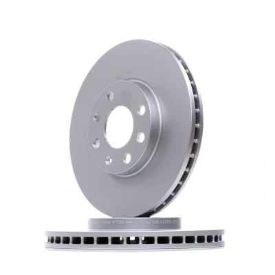 Abbildung von HELLA PRO 8DD 355 106 051 Bremsscheibe 256 24 04/07 100 innenbelüftet beschichtet ohne Radbefestigungsbolzen, Radnabe OPEL: Astra G Limousine