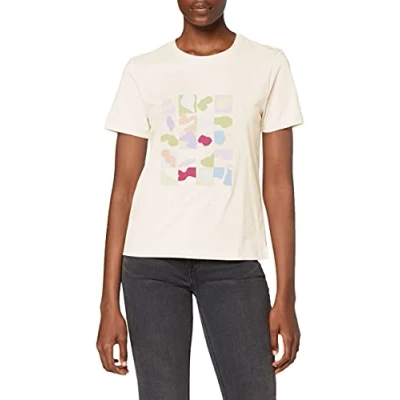 Abbildung von NA KD Damen Printed T Shirt, Rose, XS